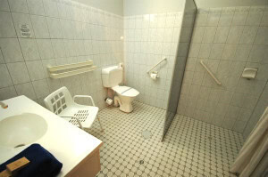 Disabled en suite accessible bathroom